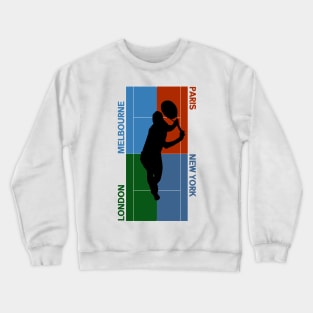 Tennis Grand Slam Courts Crewneck Sweatshirt